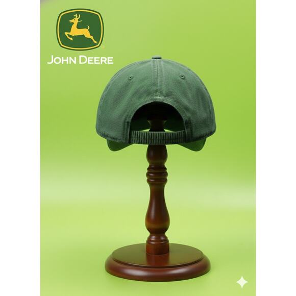 John Deere Toddler Embroidered Logo Cotton Cap Hat OS - Picture 2 of 5